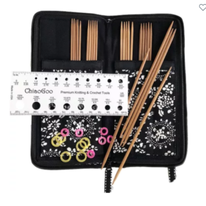 Set Aiguilles Double Pointes Bambou