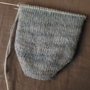 chaussettes "toe up"