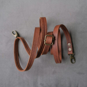 Thread & Maple : Leather Brass Shoulder Strap